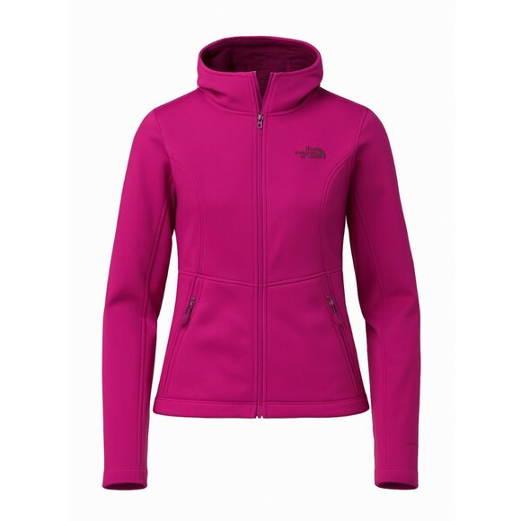 North Face Jacket Womens Medium Pink Lined Wind Rain Resistant Outdoor Classic - Picture 1 of 10